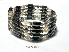 Magnet and Pearls Necklace / Bracelet