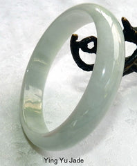 "Soothe Your Spirit" Burmese Jadeite Bangle Bracelet 62.5mm (BB2902)