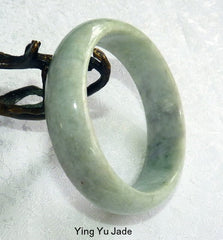 Classic Traditional Burmese Jadeite "Old Mine" Bangle Bracelet Grade A 60mm (BB2926)