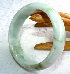 "Gorgeous" Varied Green Small "Old Mine" Burmese Jadeite Bangle Bracelet 50 mm (BB2971)