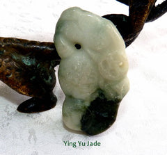 Crab Brings Harmony and Peace" Burmese Jadeite Pendant (BJP909)