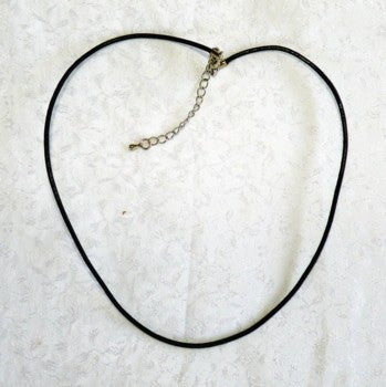 Black Cord for Jade Pendants with Bails 18"