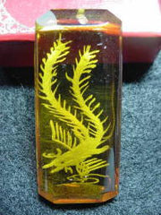 Citrine Crystal Phoenix Pendant- Symbol of Yin, Woman (CP7)