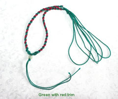 "Dragon Whisker" Silk Knotted Adjustable Cord for Pendant-Choose Color, Style