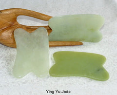 Jade Gua Sha Tool, Scraping, Chinese Medicine #7 Metal Element (GUA-7)