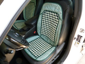 Sale-Jade Bead Car Seat Padded Cover Cushion - Set of 2 - Ying Yu Jade