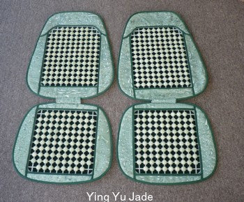 Sale-Jade Bead Car Seat Padded Cover Cushion - Set of 2 - Ying Yu Jade