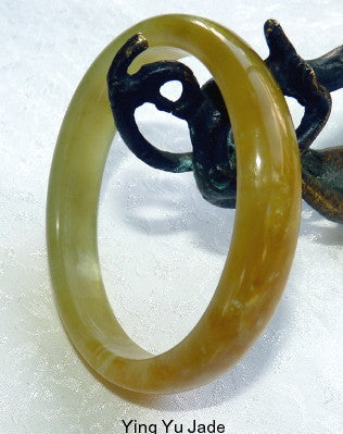 Yellow jade bangle bracelet hotsell