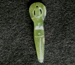 Genuine Natural Chinese Jade "Goddess" Pendant  (P507)