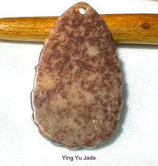 "Guan Yin on Lotus" Chinese Jade Pendant (P651)