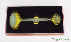 Sale-Ying Yu Jade Double Roller for Face and Body - Chinese Medicine Style