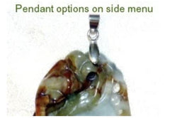 "Dragon Brings Wealth and Luck" Burmese Jadeite Pendant (BJP-866)