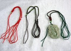 "Dragon Whisker" Silk Knotted Adjustable Cord for Pendant-Choose Color, Style