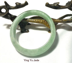 Sale-New Listing Genuine Natural Burmese Jadeite Bangle Bracelet with Certificate 53 mm (BB-C-3007)