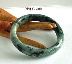 Sale New Listing "Powerful Woman" Burmese Jadeite Bangle Bracelet  59mm (BB-C-309)