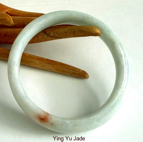 Sale - New Listing "Bliss On Your Wrist" Chinese Jade Bangle Bracelet 57mm (NJ2701)