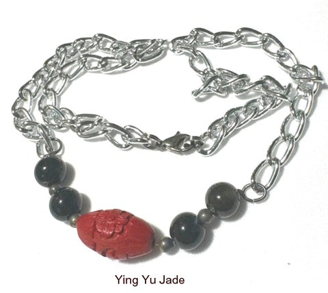 Sale-New Listing- "Healthy Heart and Kidneys" Jade Necklace (NJNECK-65)