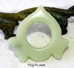 Jade Acupressure Stimulator Ring - Chinese Medicine