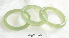 Pure Natural Round Chinese Jade Baby Bangle 38mm