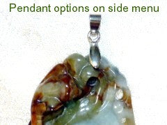 Sale-Small Translucent Chinese Jade Buddha Pendant or Charm (P569)