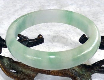 Precious Fei Cui Green Veins Jadeite Bangle Bracelet 57mm (BB2360)