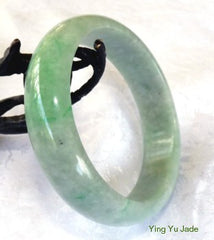 Older Vintage Jadeite "Good Green" Bangle Bracelet 57.5mm (BB2750)