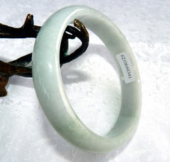 "Soothe Your Spirit" Burmese Jadeite Bangle Bracelet 62.5mm (BB2902)