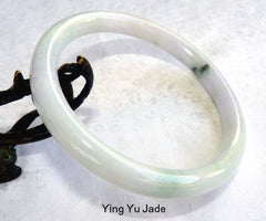 "Calm and Relaxing" Large Burmese Jadeite "Old Mine" Bangle Bracelet 79 mm (BB2959)