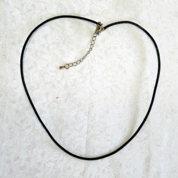 Black  Cord for Jade Pendants with Bails 18"