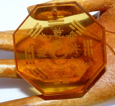 "Dao Bagua" Symbol Chinese Citrine Crystal Pendant (CP-232)