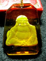 Classic "Buddha" Citrine Crystal Pendant  (CP88)