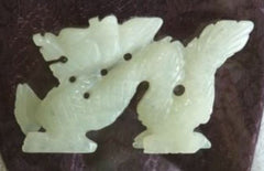 Classic Well Carved Chinese Jade Dragon Carving