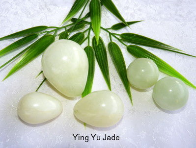 Sale-Womens Wellness Sale - Genuine Natural Chinese Jade "Yoni" Eggs Set and Pair Ben Wa Balls-Undrilled