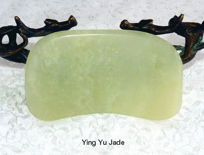 Jade Gua Sha Tool for Scraping, Chinese Medicine  #6 "Wood"
