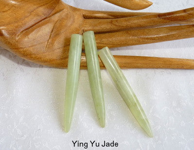 Jade "Needles" for Acupressure Set of 3
