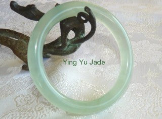 Classic Round Traditional Chinese Jade Bangle Bracelets 53mm (NJ888-53)