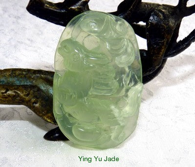 Best Quality Chinese Jade "Magnificent Horse" 3-D Carved Pendant (P1605)