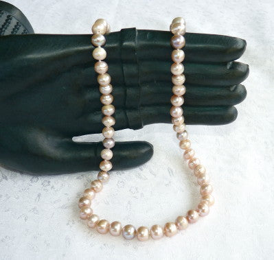 Lustrous Pink China South Seas Pearl Necklace  - YYJ Exclusive